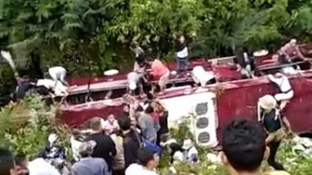 Polisi Tangguhkan Penahanan Sopir Bus yang Masuk Sungai di Guci Tegal, Ini Alasannya